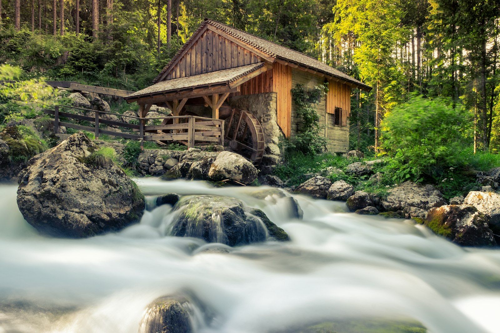 The mill from the river