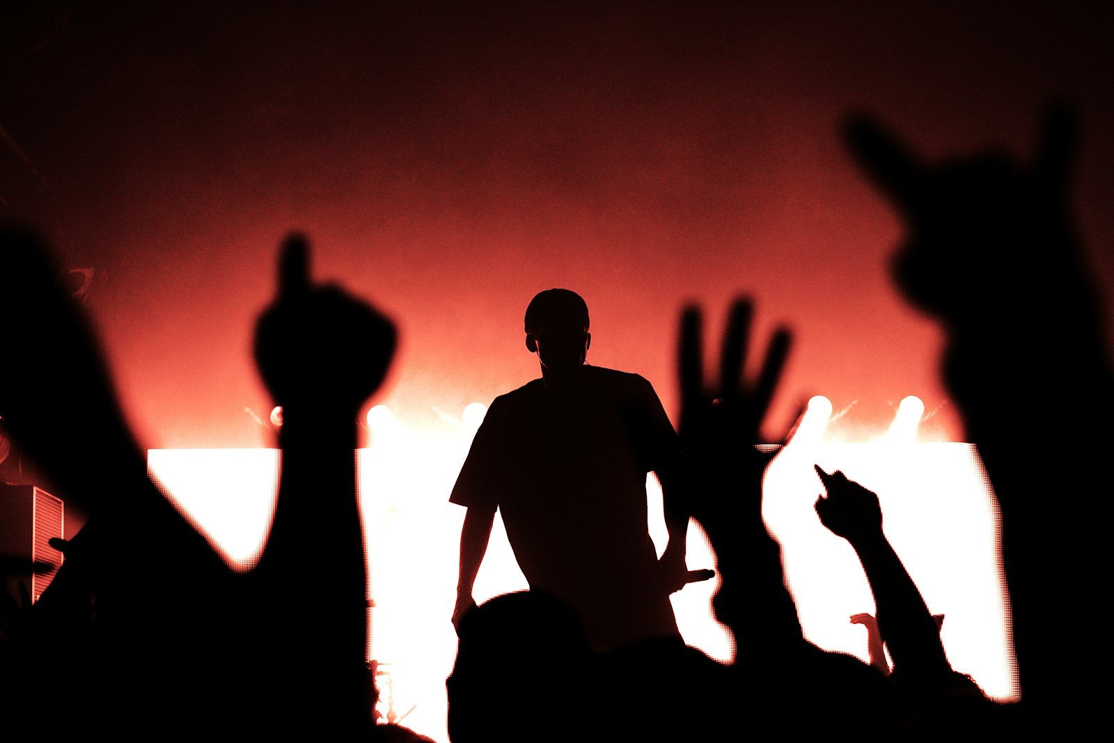 Friday night — front row