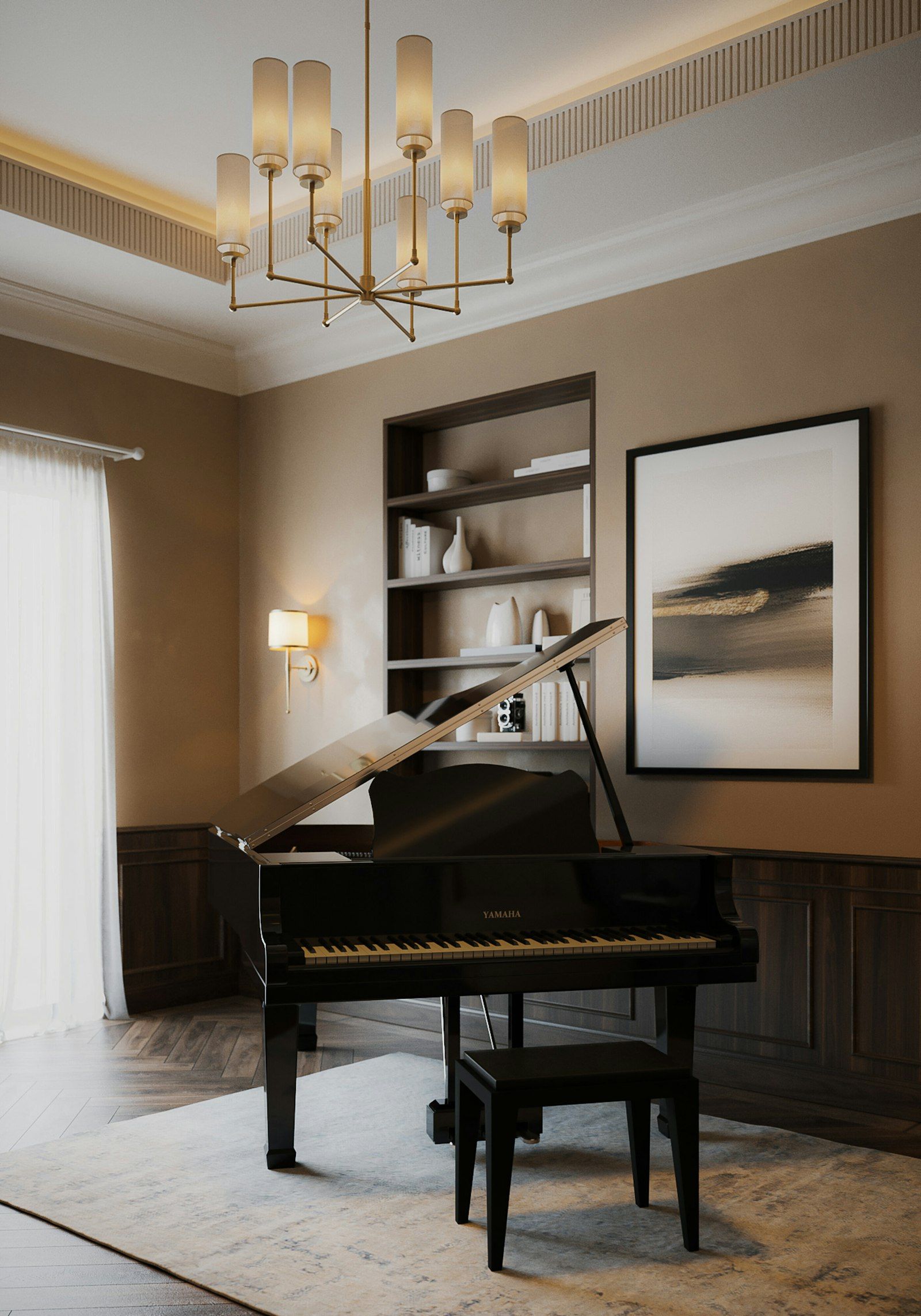 The drawing room